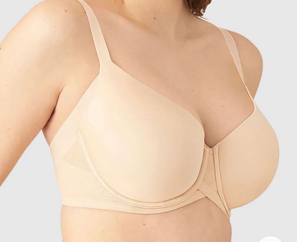 Wacoal side smoother underwire nude tan bra 38G